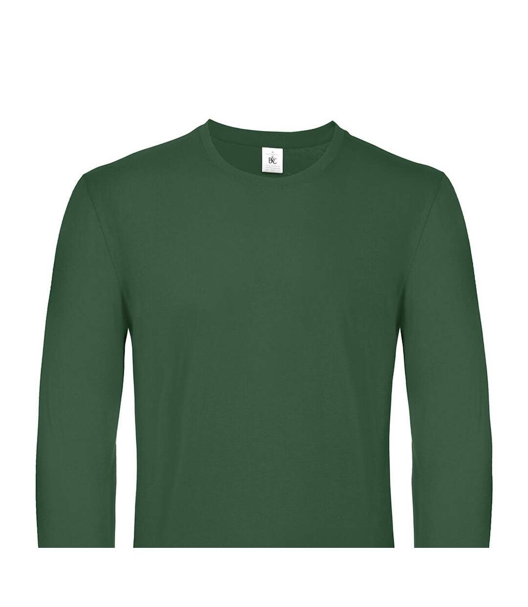 T-shirt Manches Longues #e150 Homme Vert Bouteille B&C-2
