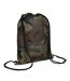 Regatta Shilton Camo Drawstring Bag (Vert militaire) (Taille unique) - UTRG7524