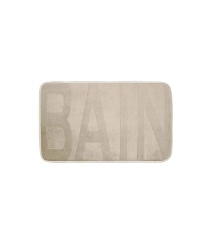 Tapis de Bain Microfibre Relief 45x75cm Taupe