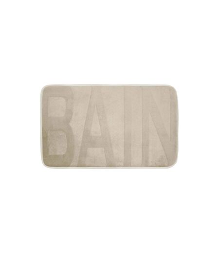 Tapis de Bain Microfibre Relief 45x75cm Taupe