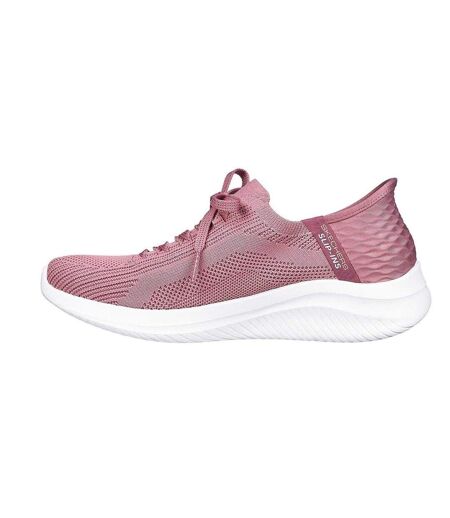 Womens/ladies Ultra Flex 3.0 Brilliant Trainers Pink Skechers