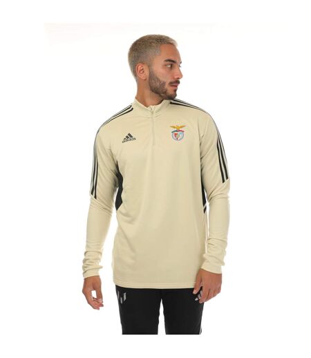 Mens Condivo Sl Benfica Training Top Sand Adidas