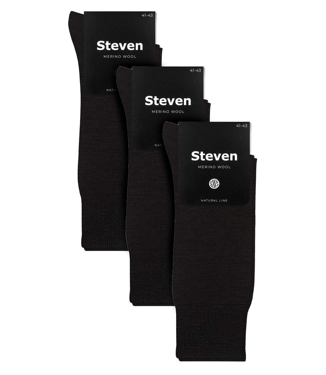 Steven - 3 Pairs Mens Original Merino Wool Socks-2