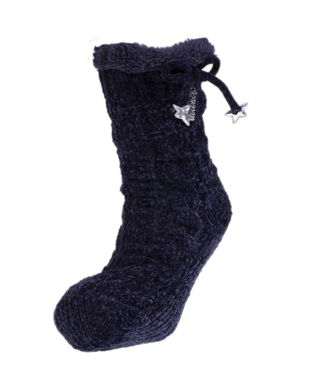 Isotoner Chaussettes d'intérieur femme ultra confortables, avec picots antidérapants-1