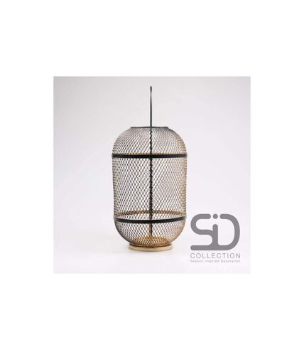 Lanterne en métal filaire Cosy Ibiza 25 x 55 cm