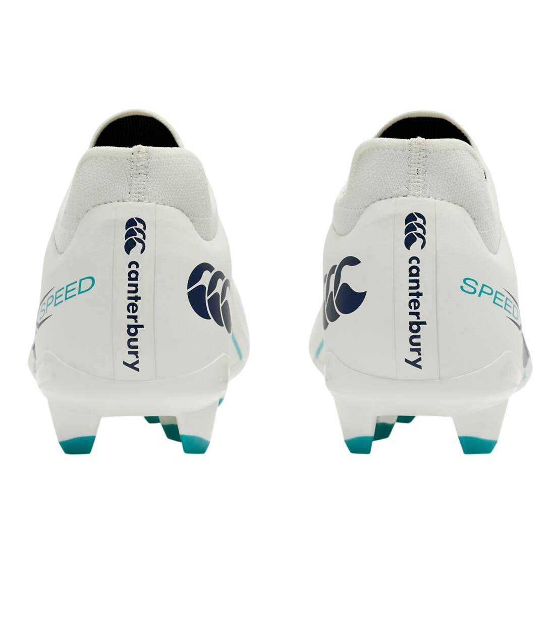 Unisex Adult Speed Falcon Pro 2.0 Firm Ground Rugby Boots White Green Canterbury-2