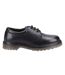 Mens aldershot leather gibson shoes black Amblers-3