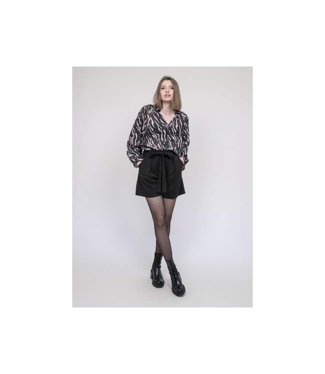 Blouse imprimée zébrée ONORINA - Dona X Lisa-4
