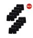Lot De 10  Boxers Motif/style Uni Homme Noir Lyle & Scott-1