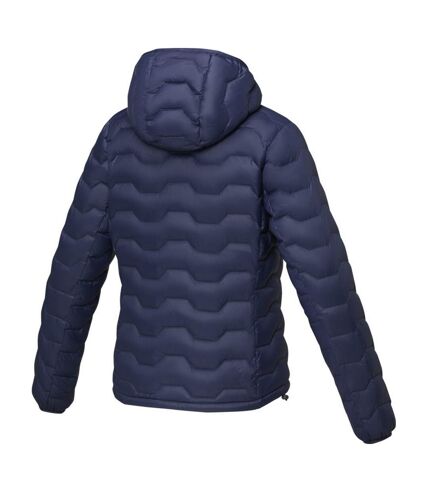 Womens/ladies petalite insulated recycled down jacket navy Elevate NXT