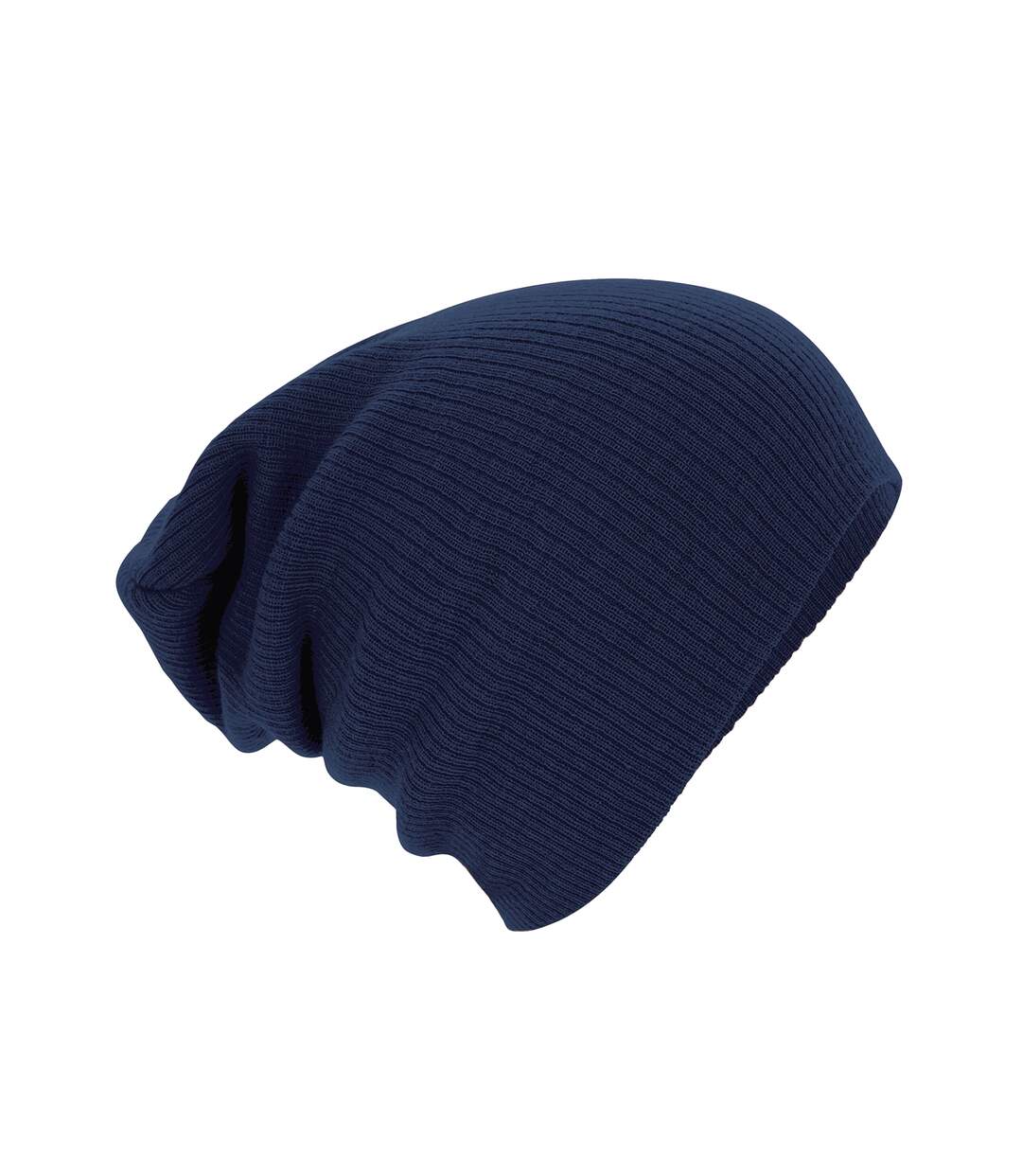 Bonnet adulte bleu marine Beechfield-1