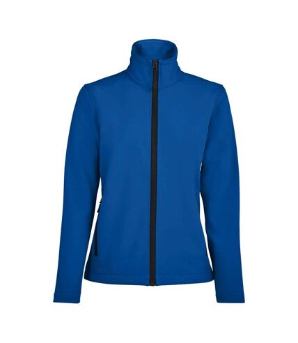 SOLS Womens/Ladies Race Full Zip Water Repellent Softshell Jacket (Royal Blue)