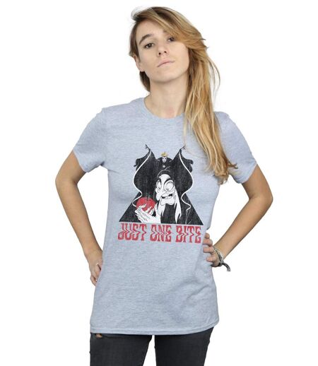 Disney - T-shirt SNOW WHITE JUST ONE BITE - Femme (Gris chiné) - UTBI17020