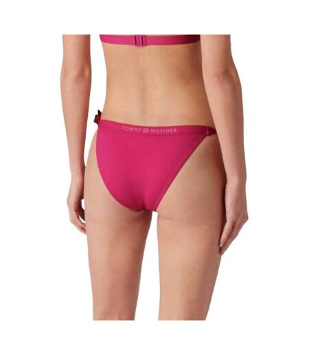 Bas De Maillot De Bain Motif/style Uni Femme Rose Tommy Hilfiger