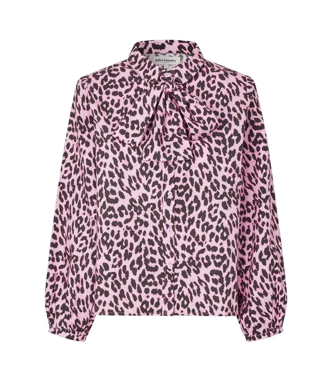Chemise Motif/style Léopard Ellie Femme Rose Clair Lollys Laundry-2