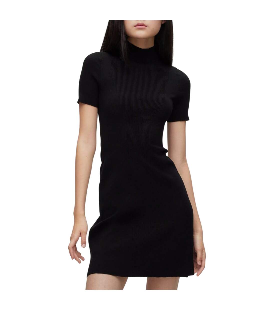 Womens/ladies Sharizy Dress Black Hugo-1
