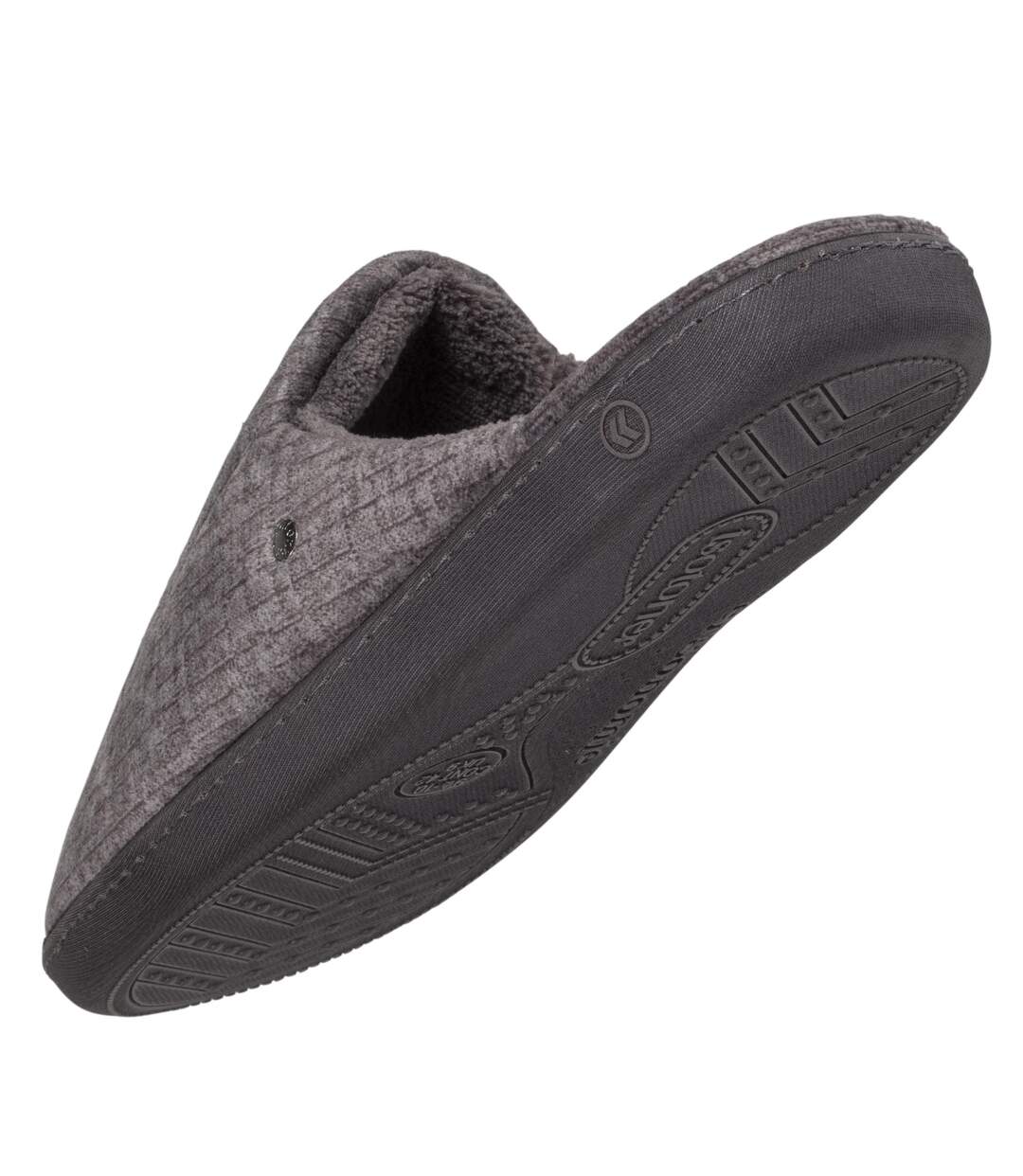 Isotoner Chaussons Mules homme imprimé à carreaux