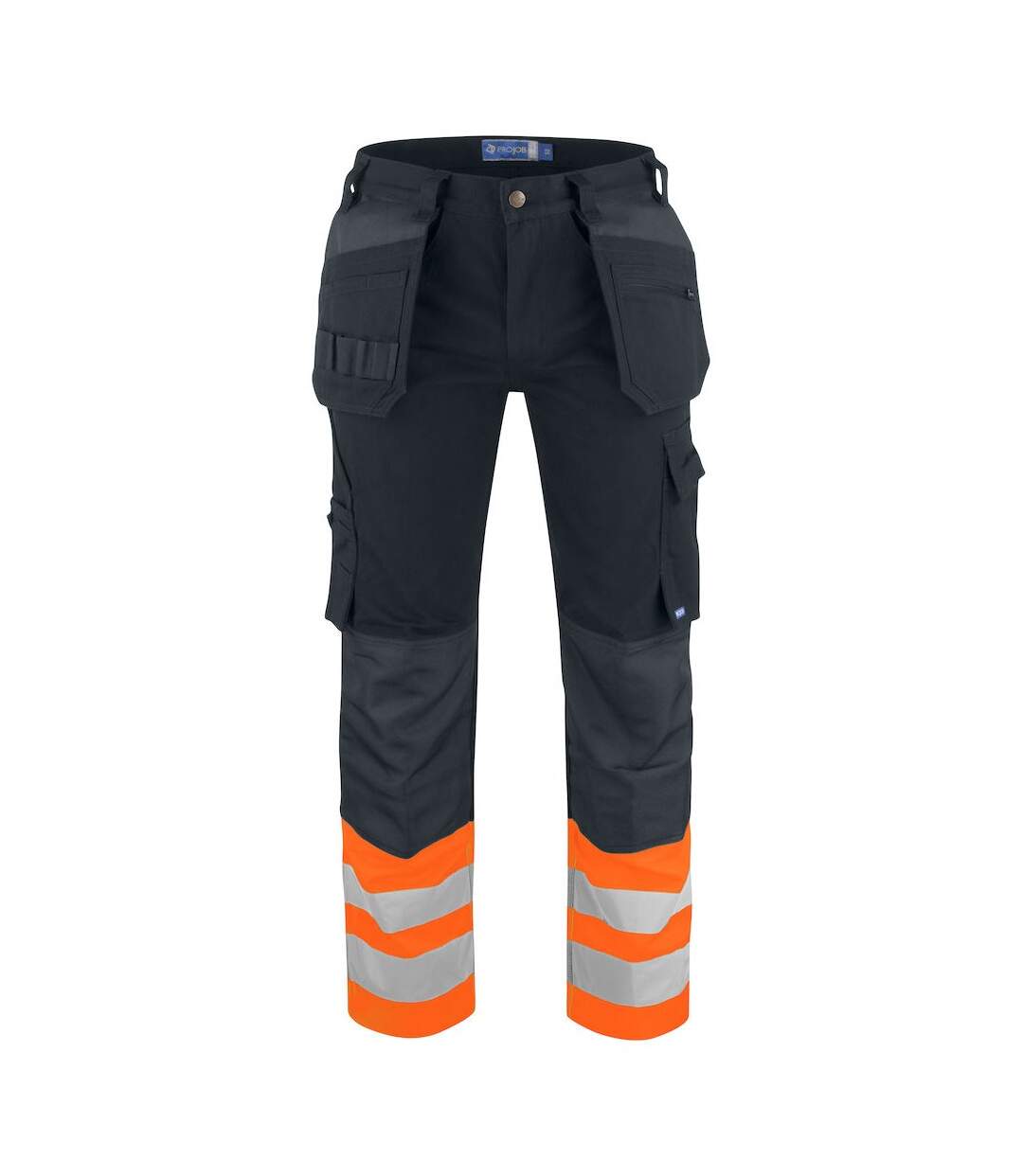 Mens hi-vis trousers orange/black Projob-1