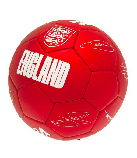 England FA - Ballon de foot (Rouge) (Taille 5) - UTTA10335