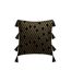Housse de Coussin Shine 40x40cm Noir-1