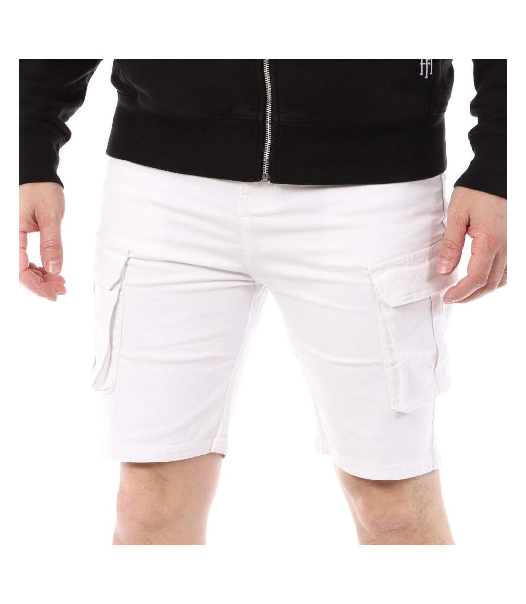 Short cargo blanc homme la maison blaggio vegalia-1