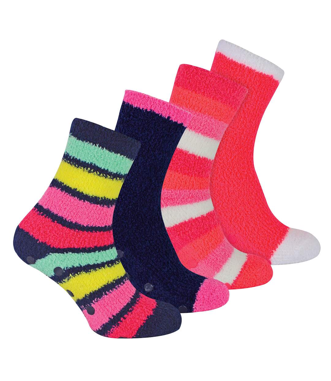 Sock Snob - 4 Paires Femme Chaussettes Thermiques Chaudes | Antidérapantes