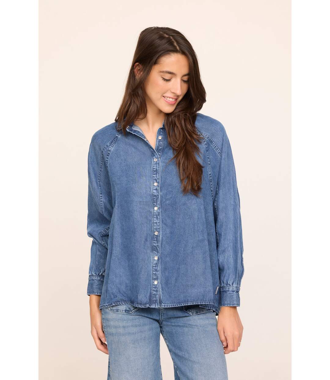 Chemise DULIA Medium Blue-2