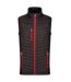 Mens Navigate Hybrid Body Warmer Black Classic Red Regatta-1