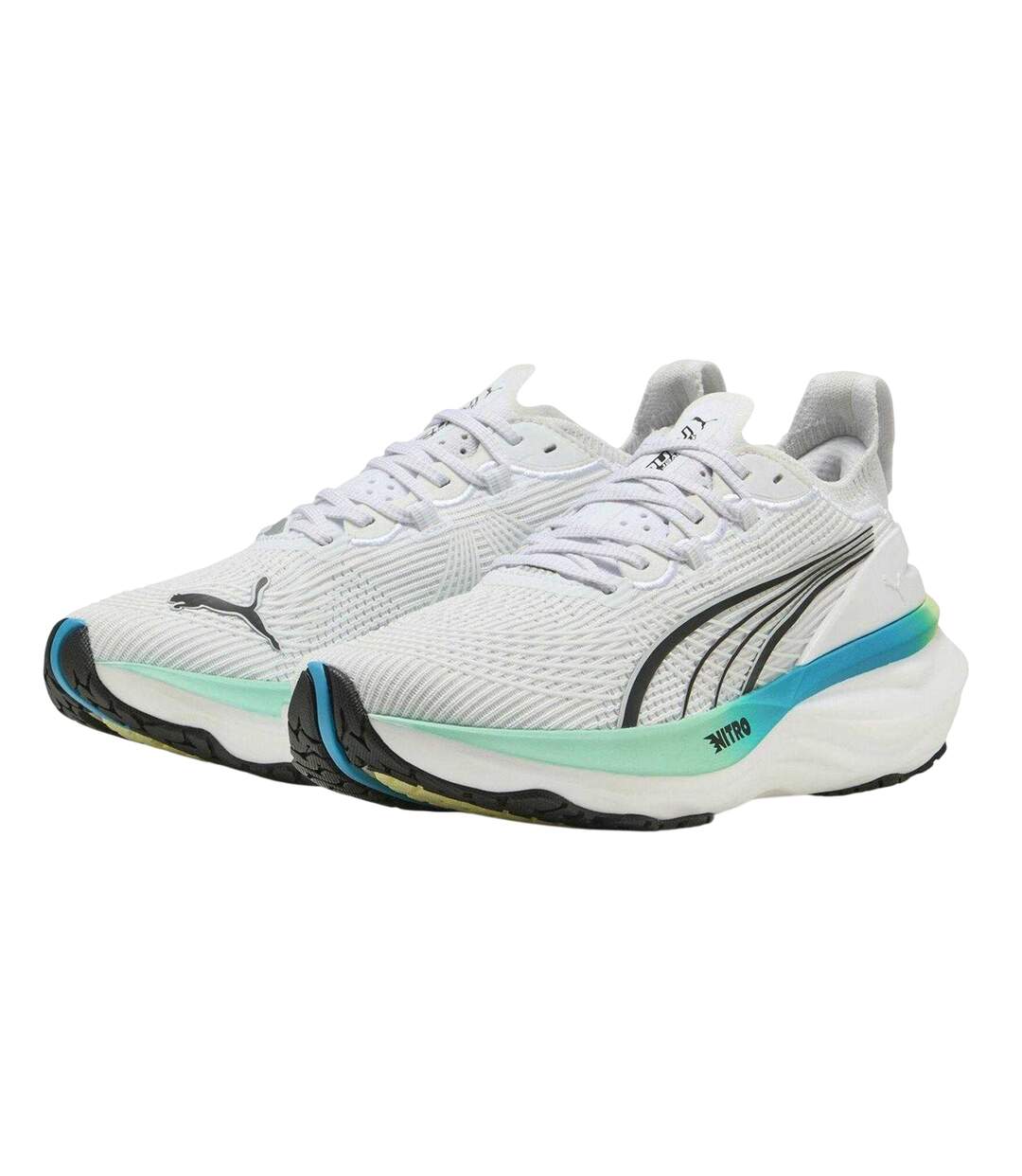 Womens/ladies Foreverrun Nitro 2 Running Shoes White Puma-3