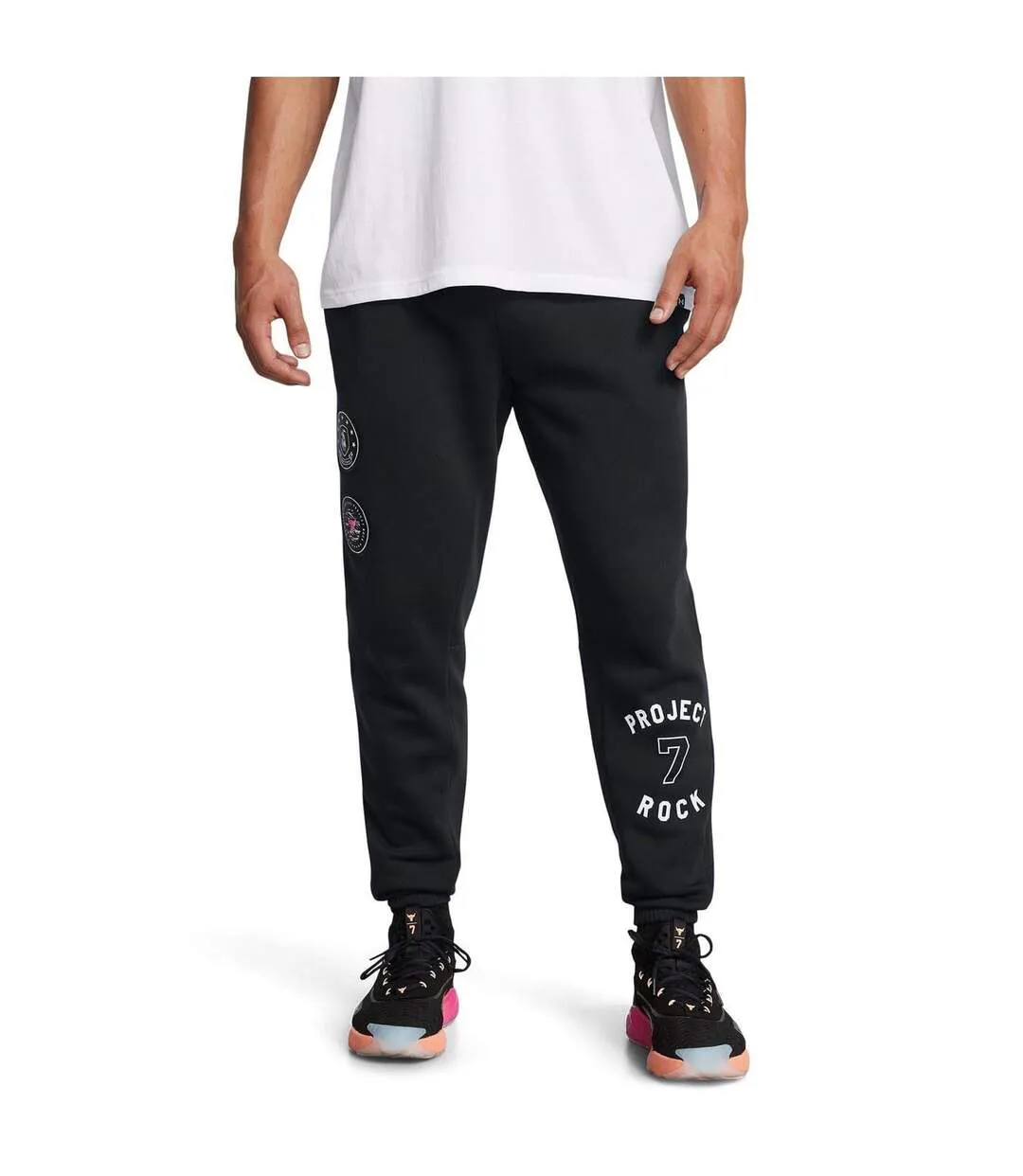 Mens Project Rock Joggers Black Under Armour-2