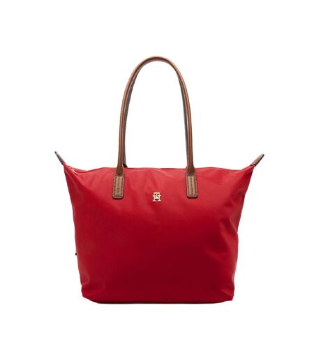 Sac à main rouge femme tommy hilfiger popette tote