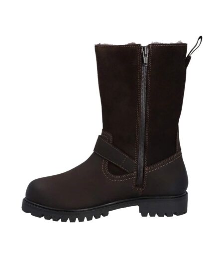 Bottes De Motard Ness Femme Marron Hunter