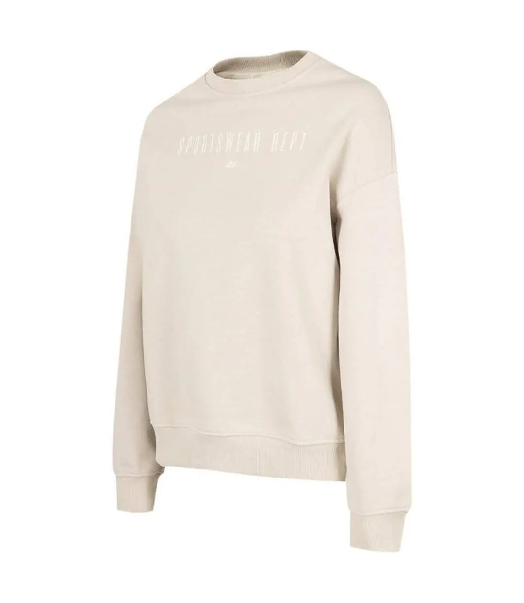 Womens/ladies Jumper White 4F-2