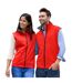 Unisex adult softshell gilet red Result Core