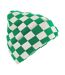 Bonnet Motif/style Damier Adulte Vert Kelly Blanc Cassé Beechfield-2