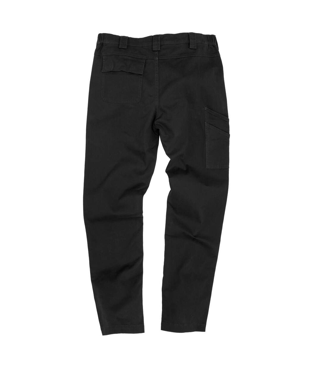 Mens Stretch Slim Leg Chinos Black WORK-GUARD By Result-2