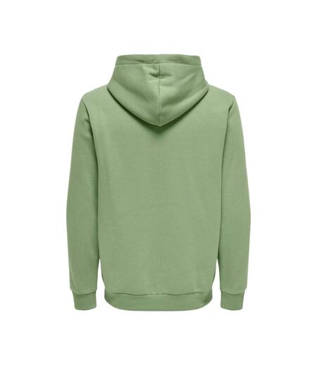 Sweat à capuche vert homme only & sons ceres - xxl