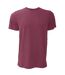 Canvas T-shirt Jersey Hommes Rouge Bella + Canvas-2