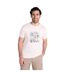 T-shirt Ocean Drive Homme Blanc Cassé Mountain Warehouse-4