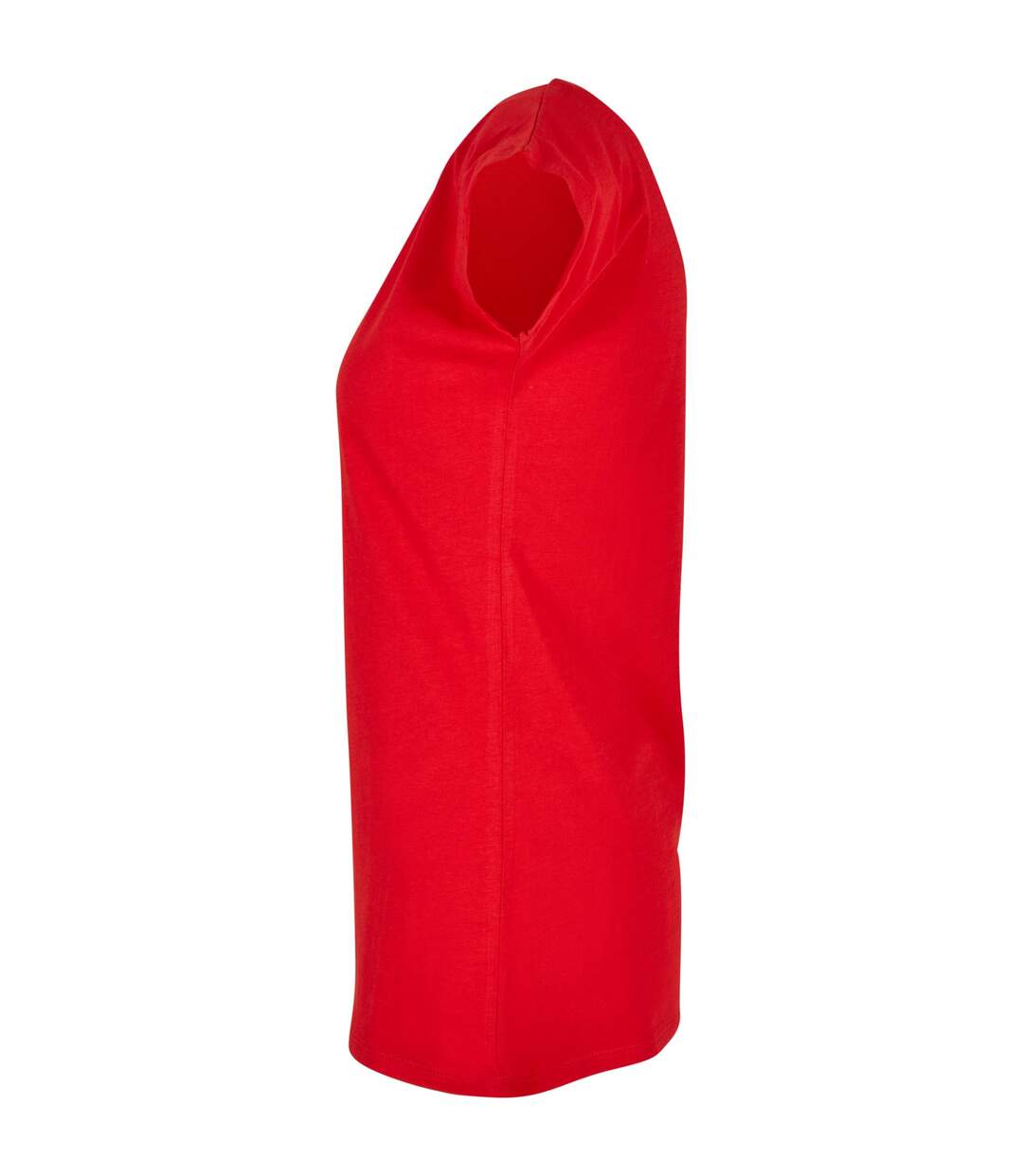 T-shirt Femme Rouge Vif Build Your Brand-3