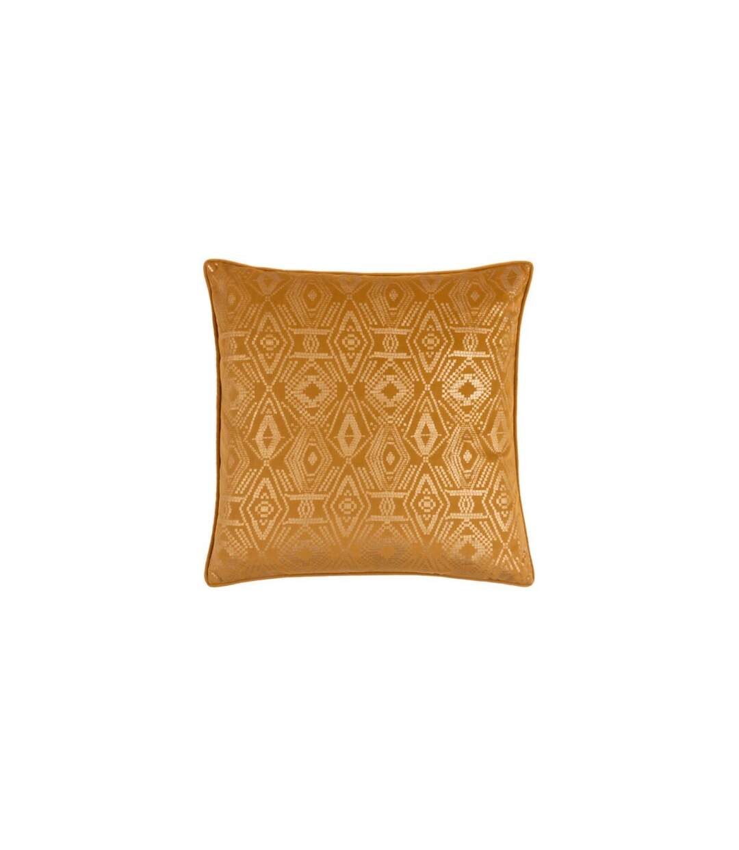 Tayanna velvet metallic cushion cover 50cm x 50cm mustard Paoletti