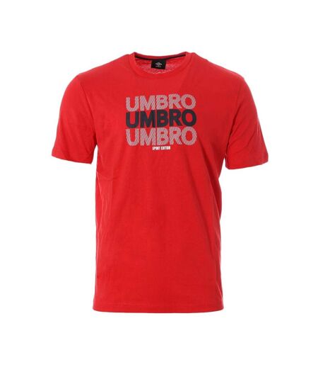 T-shirt rouge homme umbro spl net ct - xxl