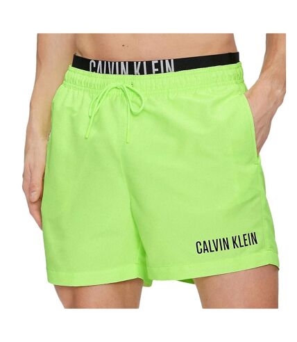 Short de bain vert fluo Homme Calvin Klein Medium Double - XXL