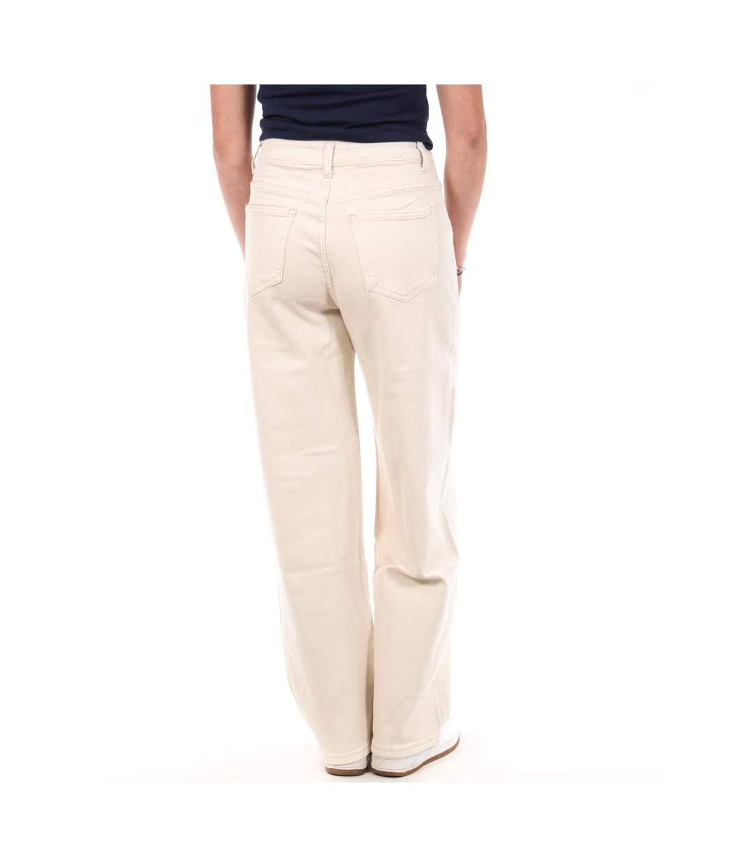Jean droit beige femme monday premium 1930a-2