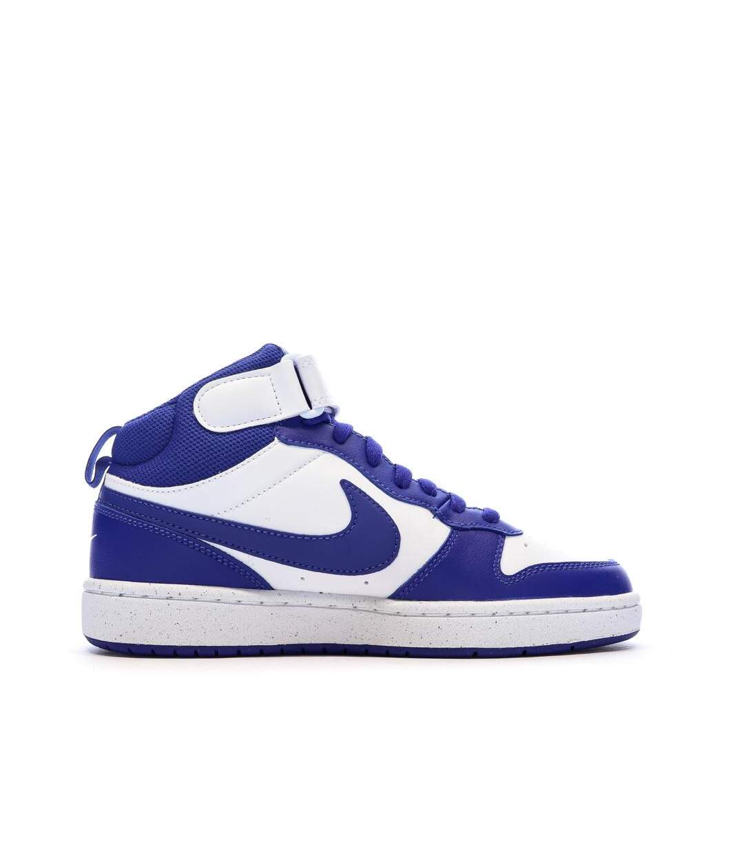 Baskets blanches/bleu femme nike court borough mid 2-2