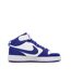 Baskets blanches/bleu femme nike court borough mid 2-2