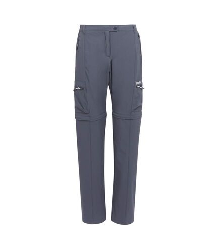 Pantalon travel femme gris phoque Regatta