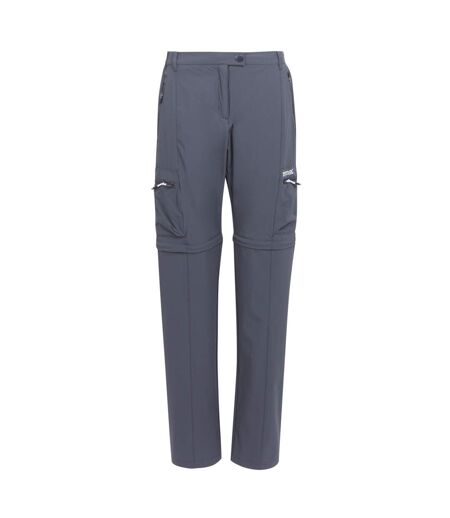 Pantalon travel femme gris phoque Regatta