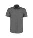 Kustom Kit Mens Short Sleeve Tailored Poplin Shirt (Graphite) - UTPC3072