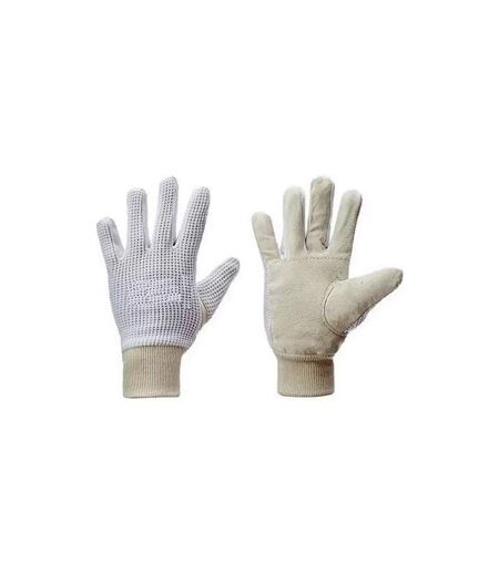 Carta Sport Mens Chamois Wicket Keeping Inner Gloves (White/Cream)